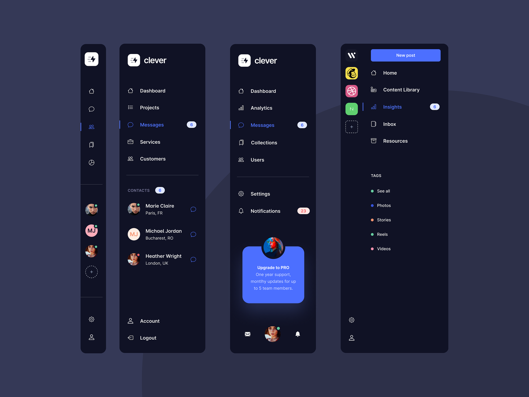 UI template example